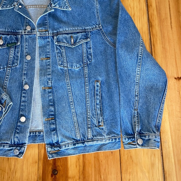Vintage Oversized Jean Jacket Denim - Picture 2 of 4